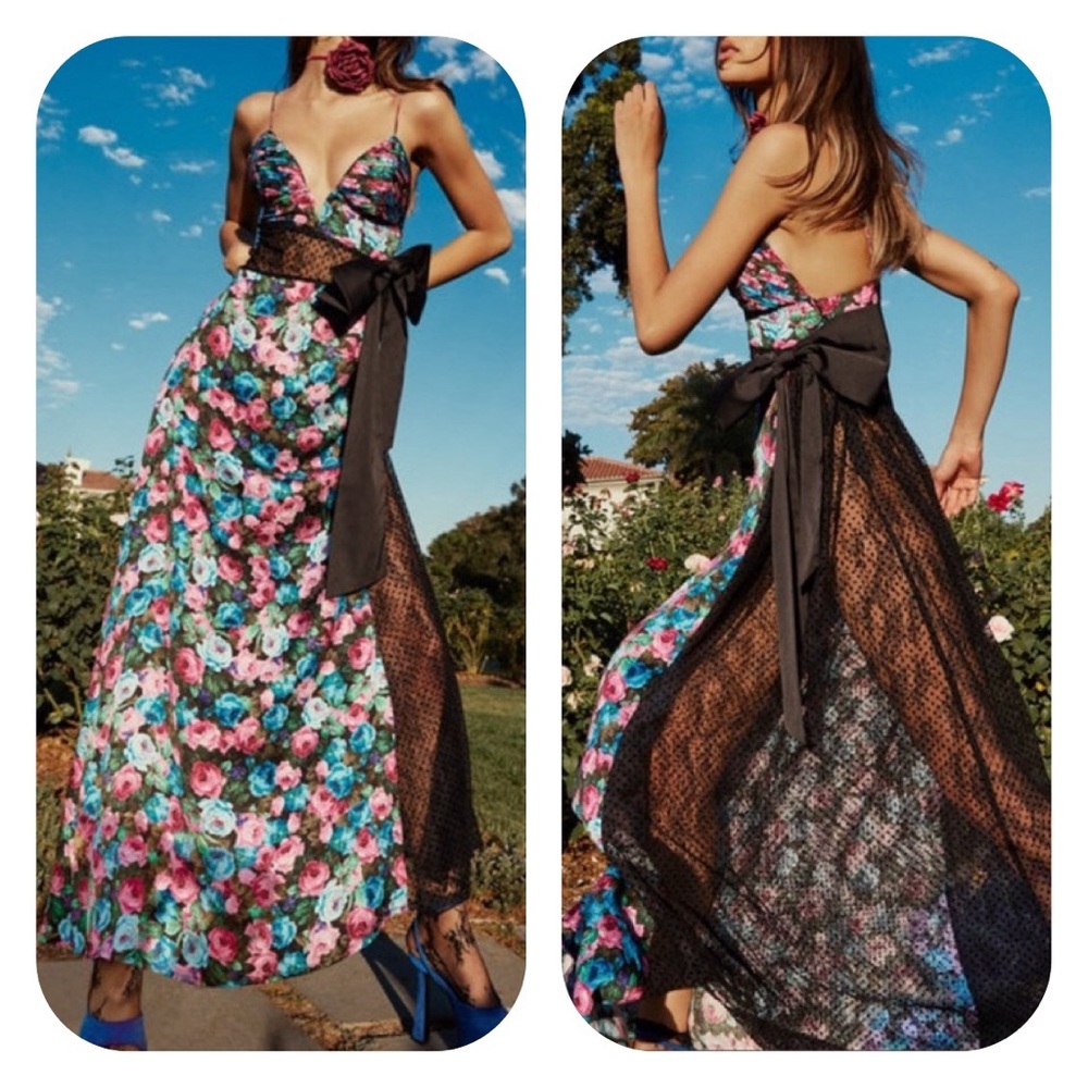 NWT For Love & Lemons S Marley maxi dress - Picture 7 of 12